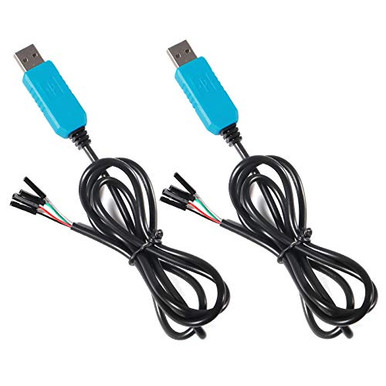 ALMOCN 2 Pack PL2303TA USB to TTL Serial Cable Debug Console Cable TX ...
