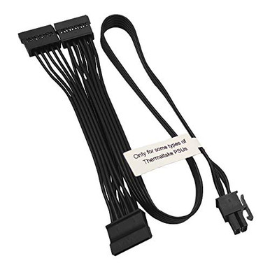 Pin Type Drive Cable COMeap 6 Pin to 3X 15 Pin SATA Hard Drive Power Adapter Cable for Some ...