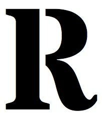 18x24 Large Letter Stencil from 4 Ply Mat Board-Stardos Font-Letter R ...