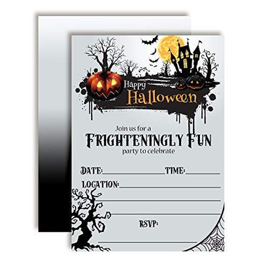 Frighteningly Fun Jack O Lantern and Haunted House Halloween Party ...