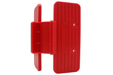 Bullnose Trim Gauge & Scriber Tool – Flush Trim Jig For 3/4 Inch Rounded Drywall Corners, Orange ABS