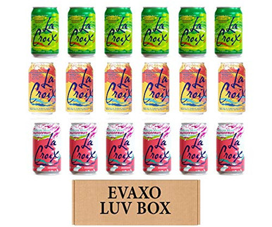 Luv Box LUV BOX- variety La croix sparkling water cans 12 oz. pack of 18 ...