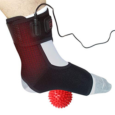 Creatrill Heated Achilles Tendonitis/Plantar Fasciitis Foot Ankle Wrap ...