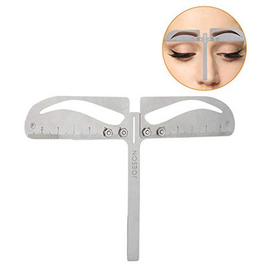 Positioning Eyebrow Ruler Adjustable Three-Point Measure Makeup ...