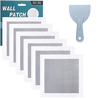 Drywall Repair Patch - 6 Pack Self Adhesive Fiberglass Wall Repair ...