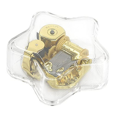 Creative Hobbies E240 Plunger On/Off Assembly For 18-Note Music Box Movements - Spring Loaded, Gold Lever