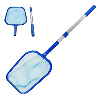 Pool Store Net KurKuva Pool Skimmer Net Swimming Pool Leaf Skimmers Net with 17.3-47.2 ...