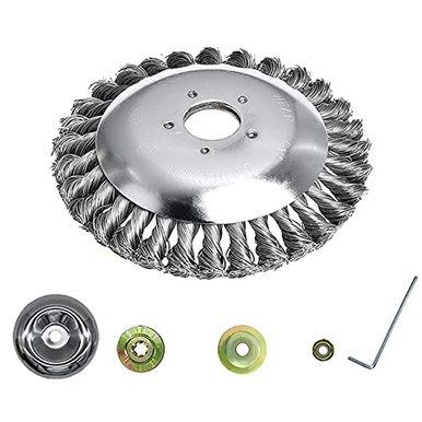 Rust Grinder Blade GURUDAR Upgraded 6inch Steel Wire Wheel Brush Cutter Trimmer Head ...