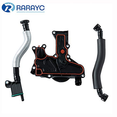 PCV Valve Oil Separator & Breather Hose Kit For Audi A3 A4 A5 A6 Q5 TT 1.8T 2.0T