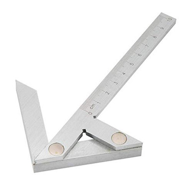 Self Center Finding Ruler SYWAN Stainless Steel Center Gauge Ruler, Center Angle Finder Center ...