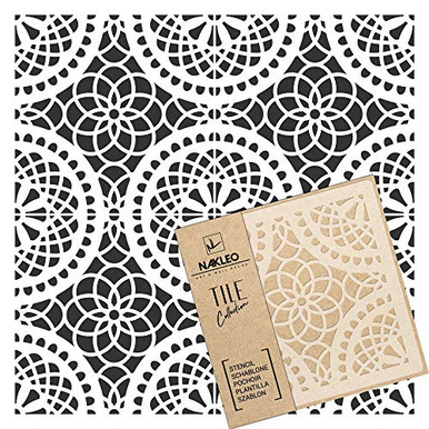 TOBERA Tile Reusable Plastic Stencil // Moroccan Geometric // Floor ...