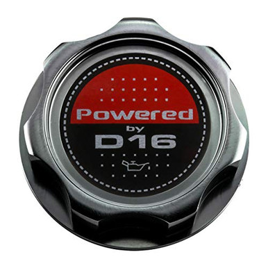 Engine Cap Writing VMS RACING GUNMETAL OIL CAP with Powered by D16 Emblem in CNC Machined ...