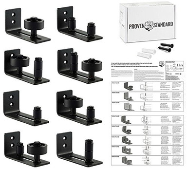 Barn Door Floor Guide Stay Roller | Floor Guides With 8 Setup Options ...