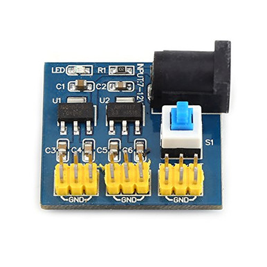 Step Down Power Supply Multi Input Output Pins DC-DC Voltage Converter ...