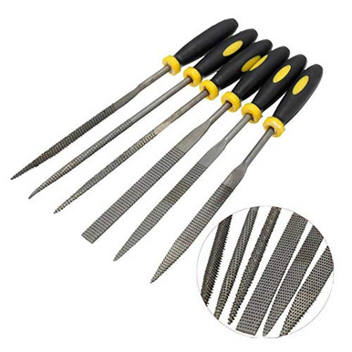 Set Of 6 Pieces-Pippin, Round, Warding Files, Pin Tumbling Tweezer
