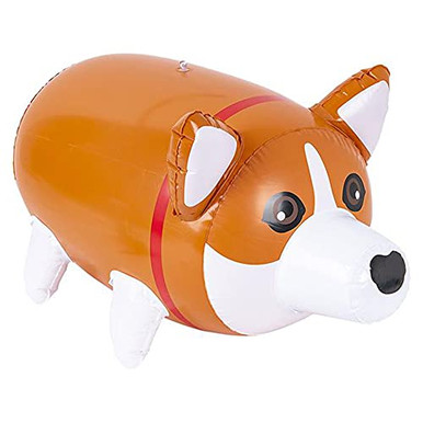 ArtCreativity Corgi Inflate, Animal Party Decorations and Supplies ...