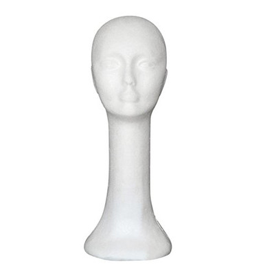 18'' Inch Styrofoam Head Wig Head Mannequin Manikin, Long Neck ...