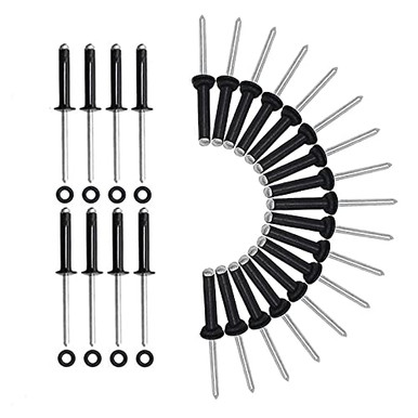 Broadsheet 40 Pcs Kayak Rivets, 3/16 Inch Aluminum Rivets with 40 Pcs O ...