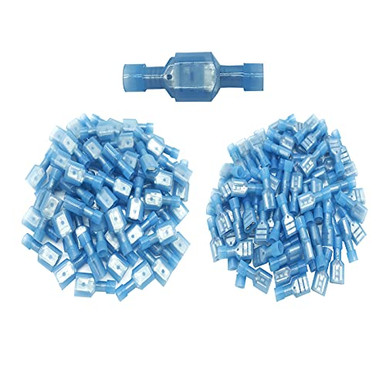 400 Pcs Spade Terminals Nylon Quick Disconnect Terminals Male