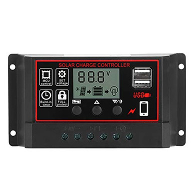 Yasashi Controller Solar 30A Solar Charge Controller Digital Display ...