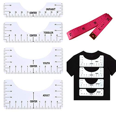 Measurement Alignment Guide Aixialin Tshirt Alignment Ruler Tshirt Ruler Guide for Vinyl t Shirt ...
