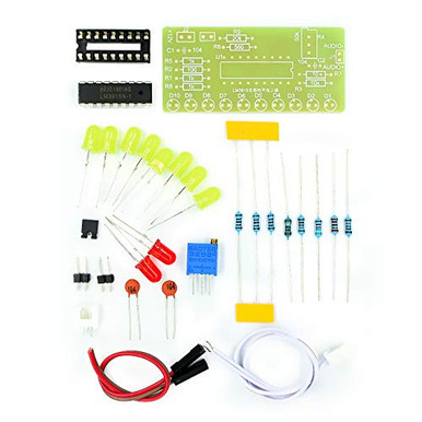 LM3915 10 LED Sound Audio Spectrum Analyzer Level Indicator Kit DIY ...