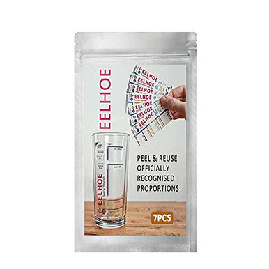 wastreake Beverage Proportions Scale Stickers, Multifunctional Bottle ...