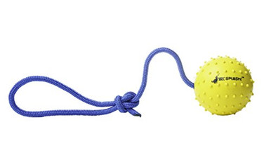 Nero Ball Splash - Floating Rubber Dog Ball on a Rope - Beach, Lake ...