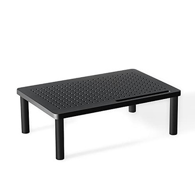 Bamboo Monitor Stand Riser, Ergonomic and Space-Saving Monitor Stand ...