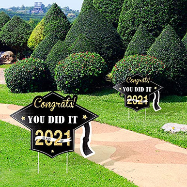 ZIIVARD Graduation Yard Sign 2021, Graduation Decorations Class of 2021 ...