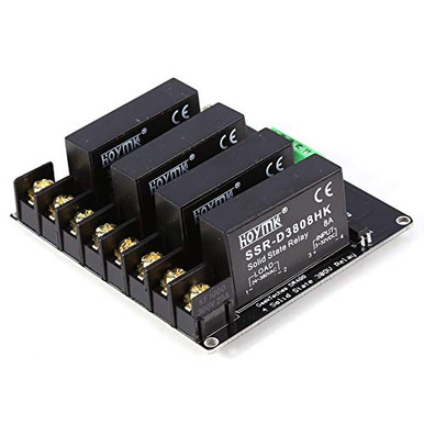 4 Channels Solid State Relay Module 380V 8A SSR High Efficiency Solid ...