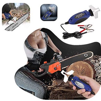 Chainsaw Sharpening Tool, 12V Mini Chainsaw Sharpener Electric Chain ...