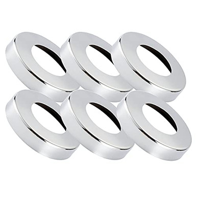 Pool Escutcheon Plates 4PCS 304 Stainless Steel Pool Ladder Escutcheon Plates - Fits 1.9" Diameter Handrails For Inground Pools Inground Pool Hardware
