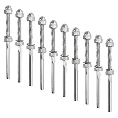 BLIKA Patented 3/16 Black Swageless Cable Fittings T316 For BLIKA Patented 3/16 Black Swageless Cable Fittings T316 For