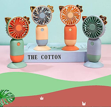Cartoon Handheld Fan- Portable Air Cooler- Air Conditioner Unit- Fans ...