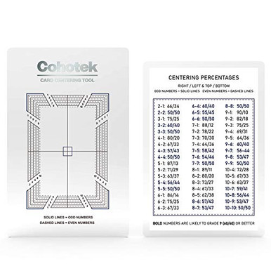 Card Centering Tool- Cohotek Center Tool Card Grading Centering Tool ...