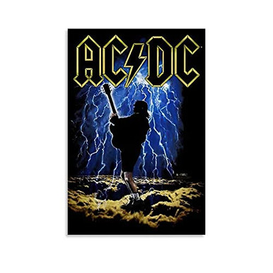AC DC Band Music PosterWho Made Who- 8 X 10 Wall Print- Ready To Frame ...