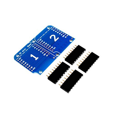 Double Socket Dual Base Shield for D1 Mini NodeMCU ESP8266 ...