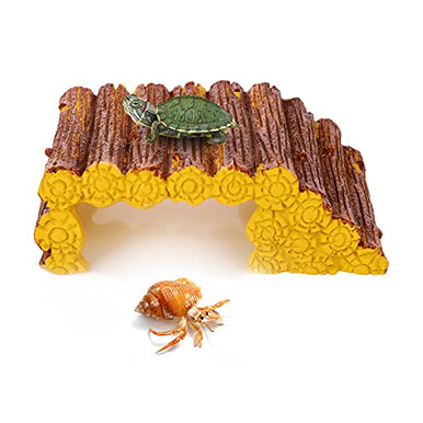 Yagamii Tortoise Supplies Habitat Basking Platform-Reptile Ramp Bathing ...