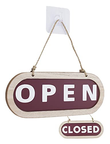 Open closed signs for business Rustic Wooden closed signs for door ...