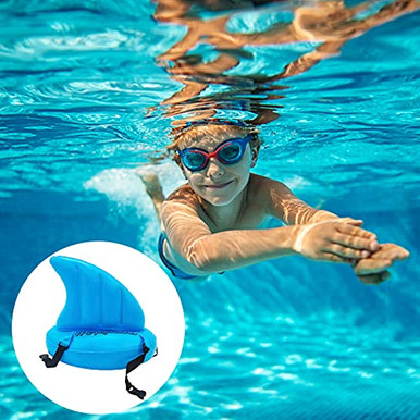 Inflatable Shark Trainer for Kids- Pool Float Shark Floaties Water Fun ...
