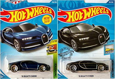 Hot Wheels '16 Bugatti Chiron 2 Car 