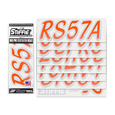 Stiffie Whipline Orange/Silver 3