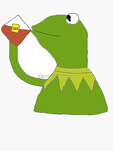 Memes // Kermit The Frog - Sticker Graphic - Die Cut Sticker High ...