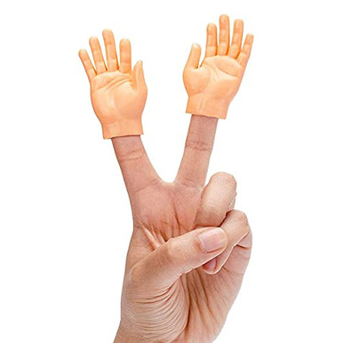 Extendable Mini Hands AQKILO Tiny Hands Miniature Finger Puppets Mini Finger Hands Little ...