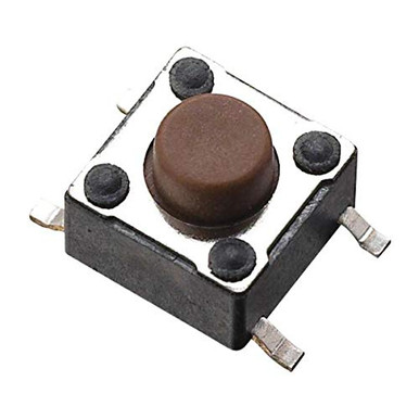 10pcs, SMT Tactile Switch, SPST Normally Open, Miniature Circuit Board ...