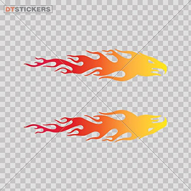 Animals Birds Sizes Variations Vinyl Sticker Decal Pair of Eagle Flames ...