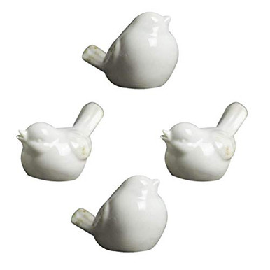 VORCOOL 4pcs Ceramic Bird Statue Nordic Style Bird Figure Decorative ...