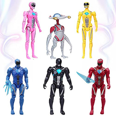 2021 Power Rangers Action Figures - New Set of 6 Pieces - Power Rangers ...