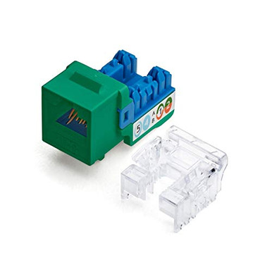 trueCABLE Cat6 Keystone Jack, Unshielded -UTP-, 90 Degree Punch-Down